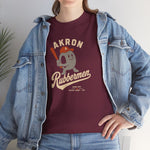 Akron Rubbermen T-Shirt (Heavyweight) - Vintage Defunct Baseball Teams - Ohio