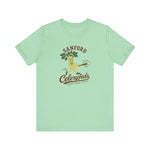 Sanford Celeryfeds Premium Lightweight T-Shirt in mint with the green cartoon celery stalk mascot swinging a bat on the front
