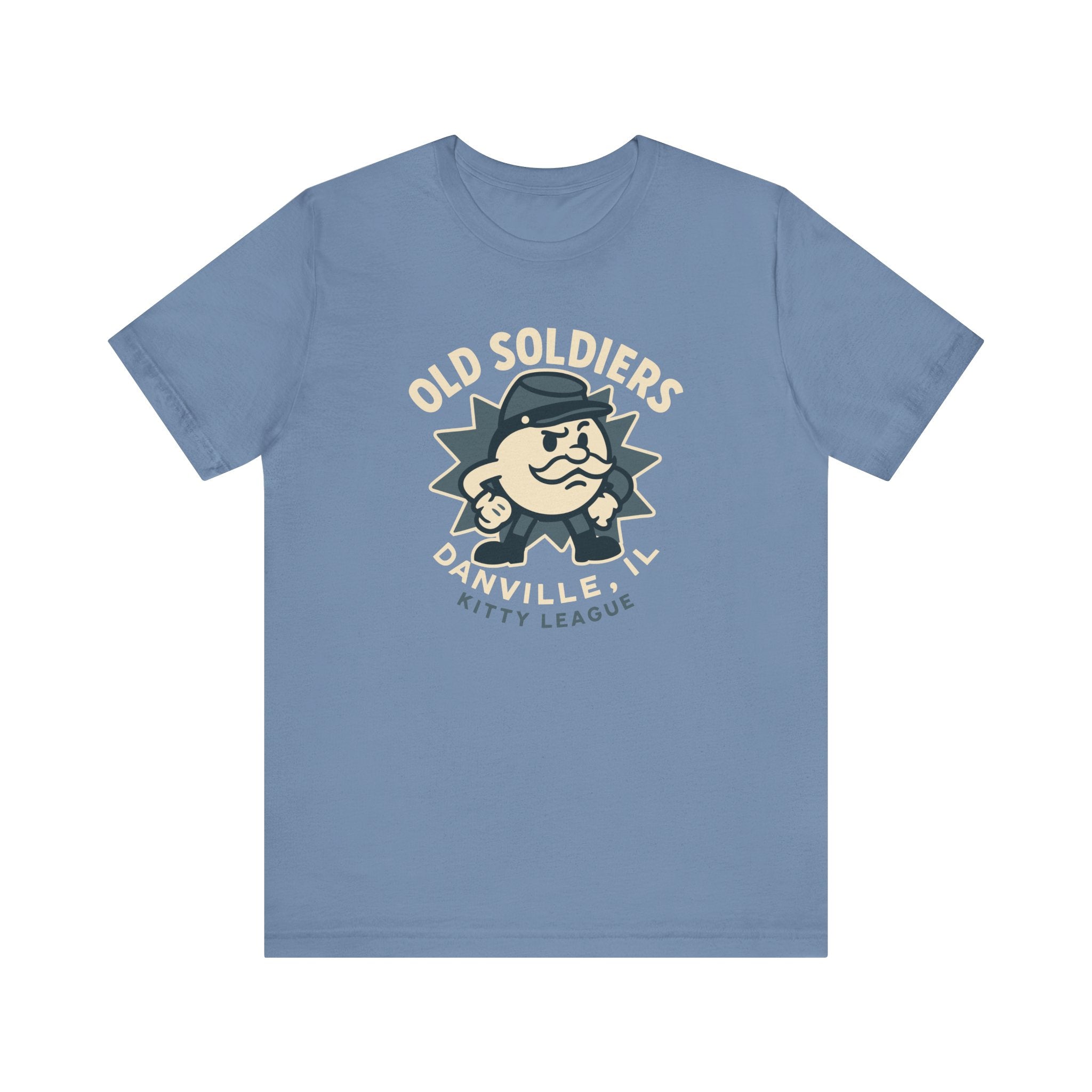 Danville Old Soldiers T-Shirt (Premium Lightweight) - Vintage Defunct Baseball Teams