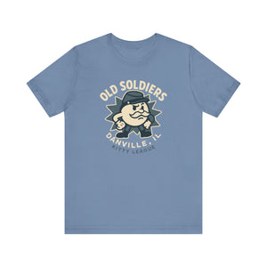 Danville Old Soldiers T-Shirt (Premium Lightweight) - Vintage Defunct Baseball Teams