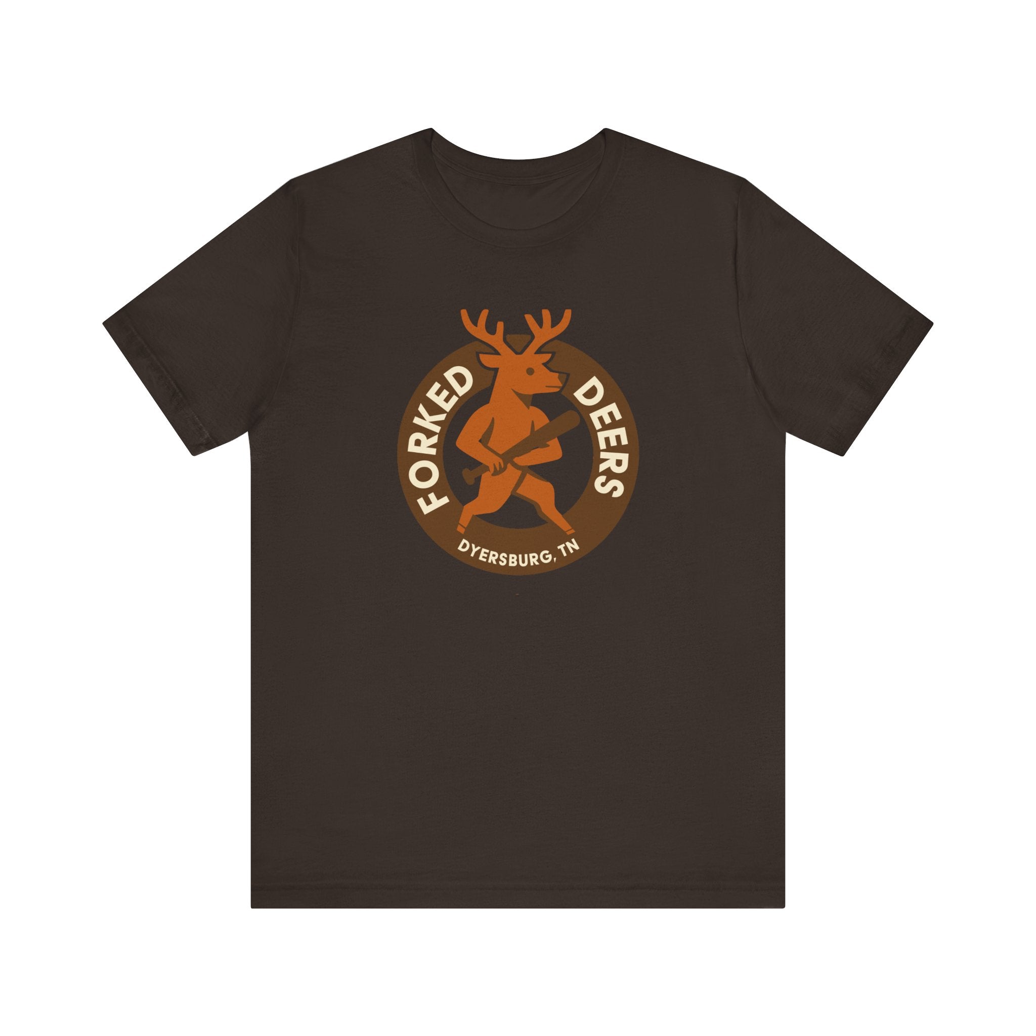 Dyersburg Forked Deers T-Shirt (Premium Lightweight) - Vintage Defunct Baseball Teams
