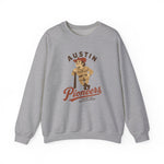 Austin Pioneers Crewneck Sweatshirt - Vintage Defunct Baseball Teams - Texas
