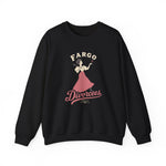 Fargo Divorcees Crewneck Sweatshirt - Vintage Defunct Baseball Teams - North Dakota
