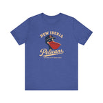 New Iberia Pelicans T-Shirt (Premium Lightweight) - Vintage Defunct Baseball Teams - Louisiana