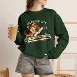 Pocomoke City Salamanders Crewneck Sweatshirt - Vintage Defunct Baseball Teams - Maryland
