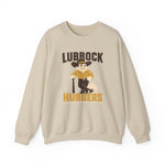 Lubbock Hubbers Crewneck Sweatshirt - Vintage Defunct Baseball Teams - Texas
