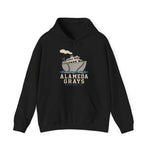 Alameda Grays Hoodie - Vintage Defunct Baseball Teams - California