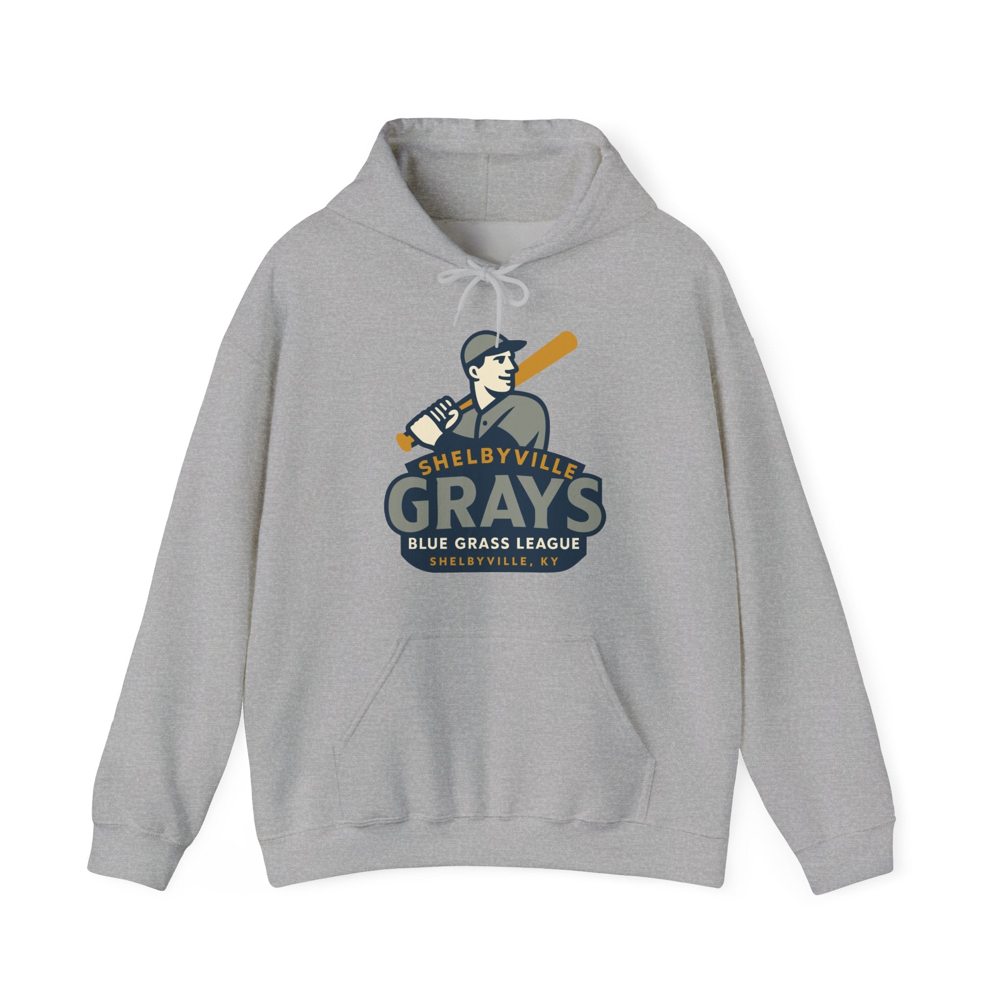 Shelbyville Grays Hoodie - Vintage Defunct Baseball Teams