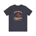 New Iberia Pelicans T-Shirt (Premium Lightweight) - Vintage Defunct Baseball Teams - Louisiana