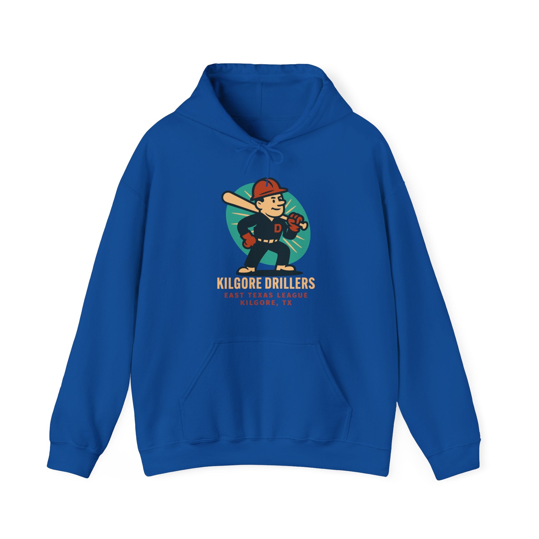 Kilgore Drillers Hoodie - Vintage Defunct Baseball Teams