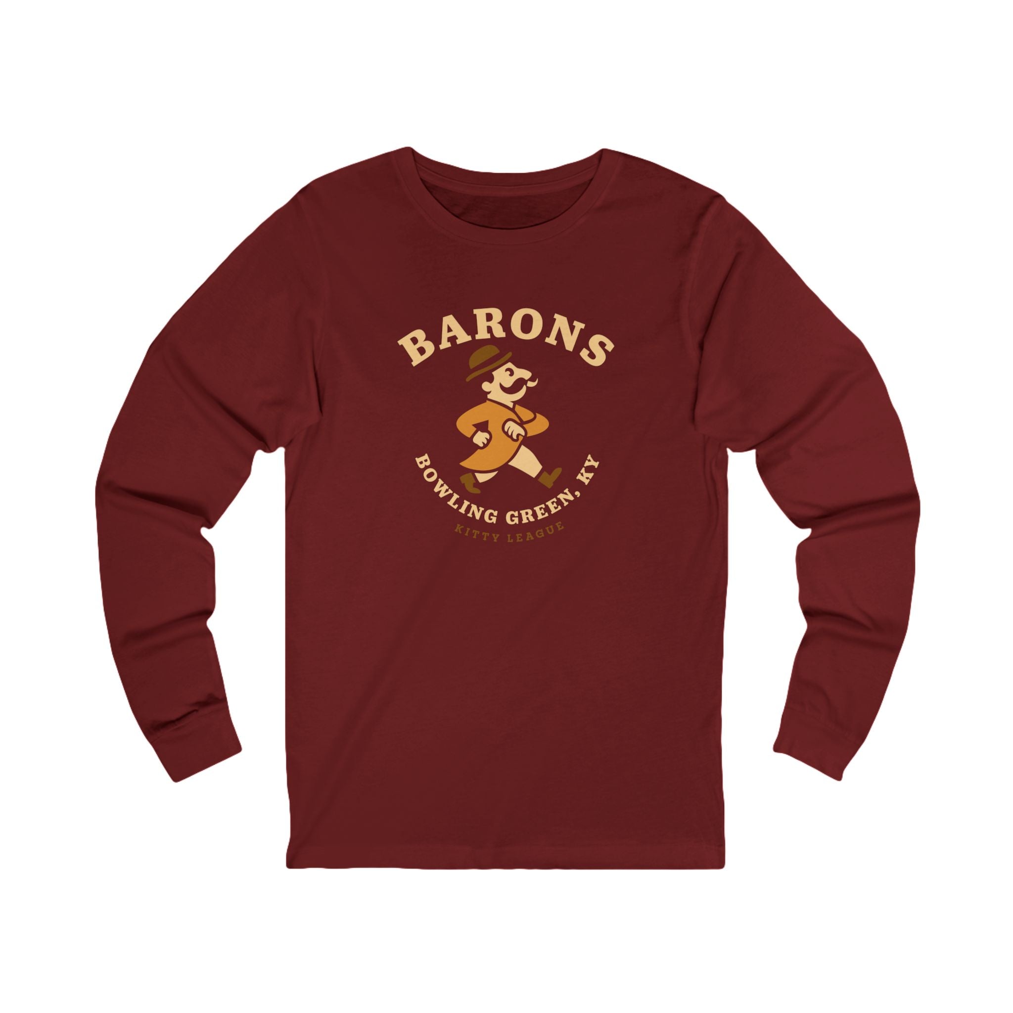 Bowling Green Barons Long Sleeve Shirt - Vintage Defunct Baseball Teams