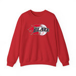 Bakersfield Blaze Crewneck Sweatshirt - Vintage Defunct Baseball Teams - California