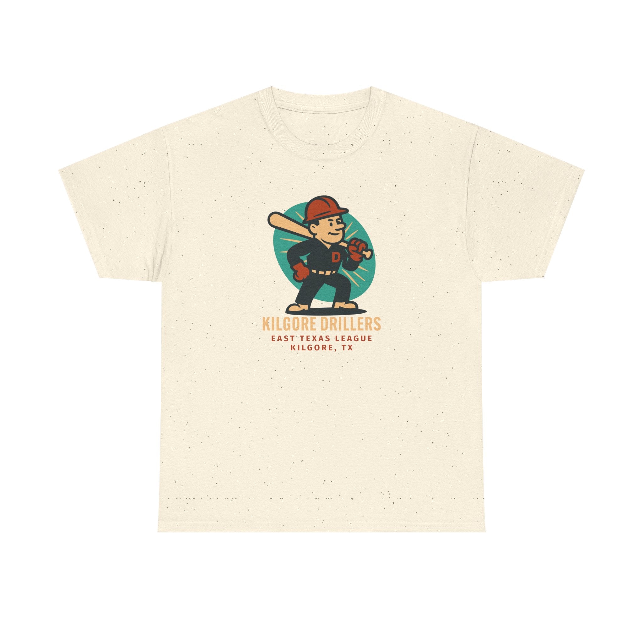 Kilgore Drillers T-Shirt (Heavyweight) - Vintage Defunct Baseball Teams