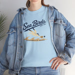 Jacksonville Beach Sea Birds T-Shirt (Heavyweight) - Vintage Defunct Baseball Teams - Florida