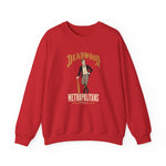 Deadwood Metropolitans Crewneck Sweatshirt - Vintage Defunct Baseball Teams - South Dakota
