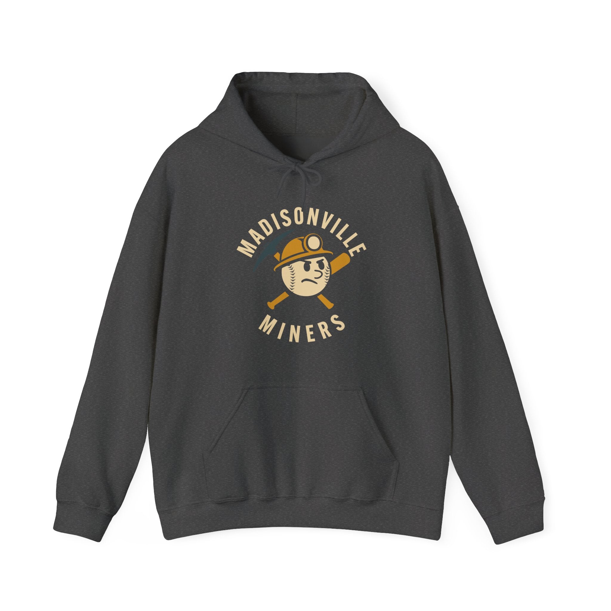 Madisonville Miners Hoodie - Vintage Defunct Baseball Teams