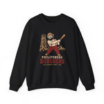 Philipsburg Burgers Crewneck Sweatshirt - Vintage Defunct Baseball Teams - Montana