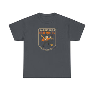 Harrisburg Coal Miners T-Shirt (Heavyweight) - Vintage Defunct Baseball Teams