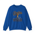Ogden Spikers Crewneck Sweatshirt - Vintage Defunct Baseball Teams - Utah