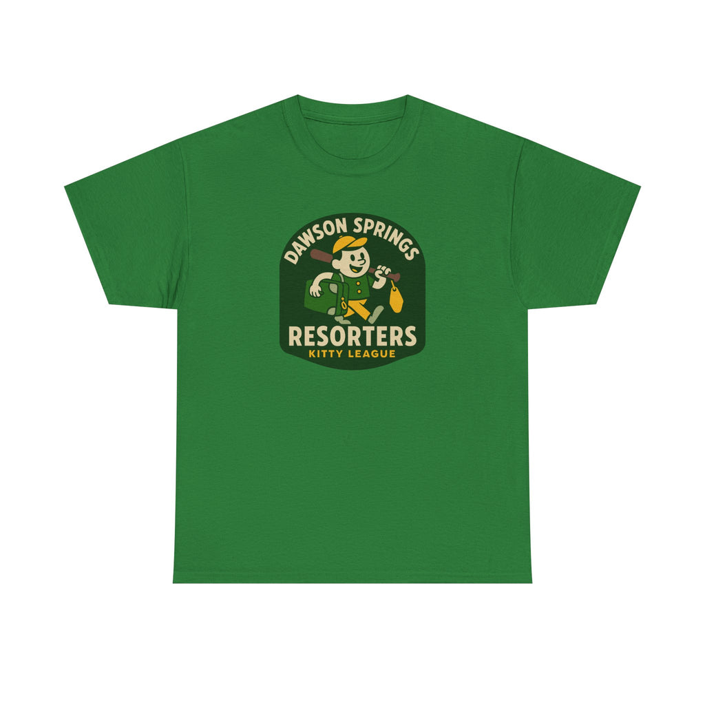 Dawson Springs Resorters T-Shirt (Heavyweight) - Vintage Defunct Baseball Teams