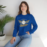 Wessington Springs Saints Crewneck Sweatshirt - Vintage Defunct Baseball Teams - South Dakota