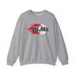 Bakersfield Blaze Crewneck Sweatshirt - Vintage Defunct Baseball Teams - California