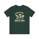 Galveston White Caps T-Shirt (Premium Lightweight) - Vintage Defunct Baseball Teams - Texas