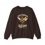San Francisco Wasps Crewneck Sweatshirt - Vintage Defunct Baseball Teams - California