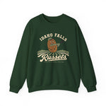 Idaho Falls Russets Crewneck Sweatshirt - Vintage Defunct Baseball Teams - Idaho