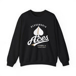 Alexandria Aces Crewneck Sweatshirt - Vintage Defunct Baseball Teams - Louisiana