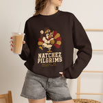Natchez Pilgrims Crewneck Sweatshirt - Vintage Defunct Baseball Teams - Mississippi