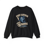 Port Arthur Tarpons Crewneck Sweatshirt - Vintage Defunct Baseball Teams - Texas