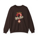 Minot Why Nots Crewneck Sweatshirt - Vintage Defunct Baseball Teams - North Dakota