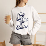 Reno Silver Sox Crewneck Sweatshirt - Vintage Defunct Baseball Teams - Nevada