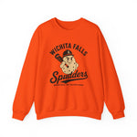 Wichita Falls Spudders Crewneck Sweatshirt - Vintage Defunct Baseball Teams - Texas