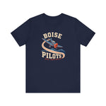 Boise Pilots T-Shirt (Premium Lightweight) - Vintage Defunct Baseball Teams - Idaho
