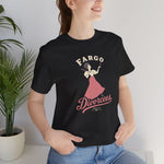 Fargo Divorcees T-Shirt (Premium Lightweight) - Vintage Defunct Baseball Teams - North Dakota