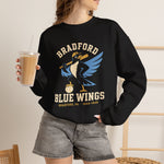 Bradford Blue Wings Crewneck Sweatshirt - Vintage Defunct Baseball Teams - Pennsylvania