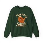 Parksley Spuds Crewneck Sweatshirt - Vintage Defunct Baseball Teams - Virginia