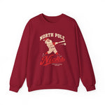 North Pole Nicks Crewneck Sweatshirt - Vintage Defunct Baseball Teams - Alaska