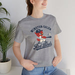 Winston-Salem Red Birds T-Shirt (Premium Lightweight) - Vintage Defunct Baseball Teams - North Carolina
