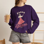 Fargo Divorcees Crewneck Sweatshirt - Vintage Defunct Baseball Teams - North Dakota