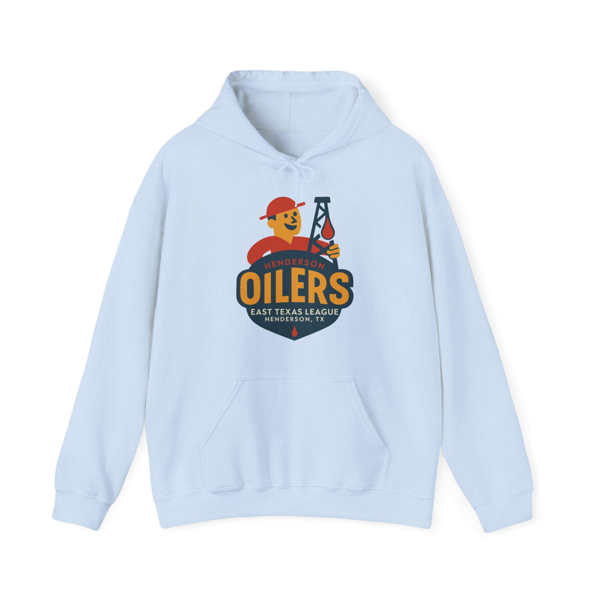 Henderson Oilers Hoodie - Vintage Defunct Baseball Teams