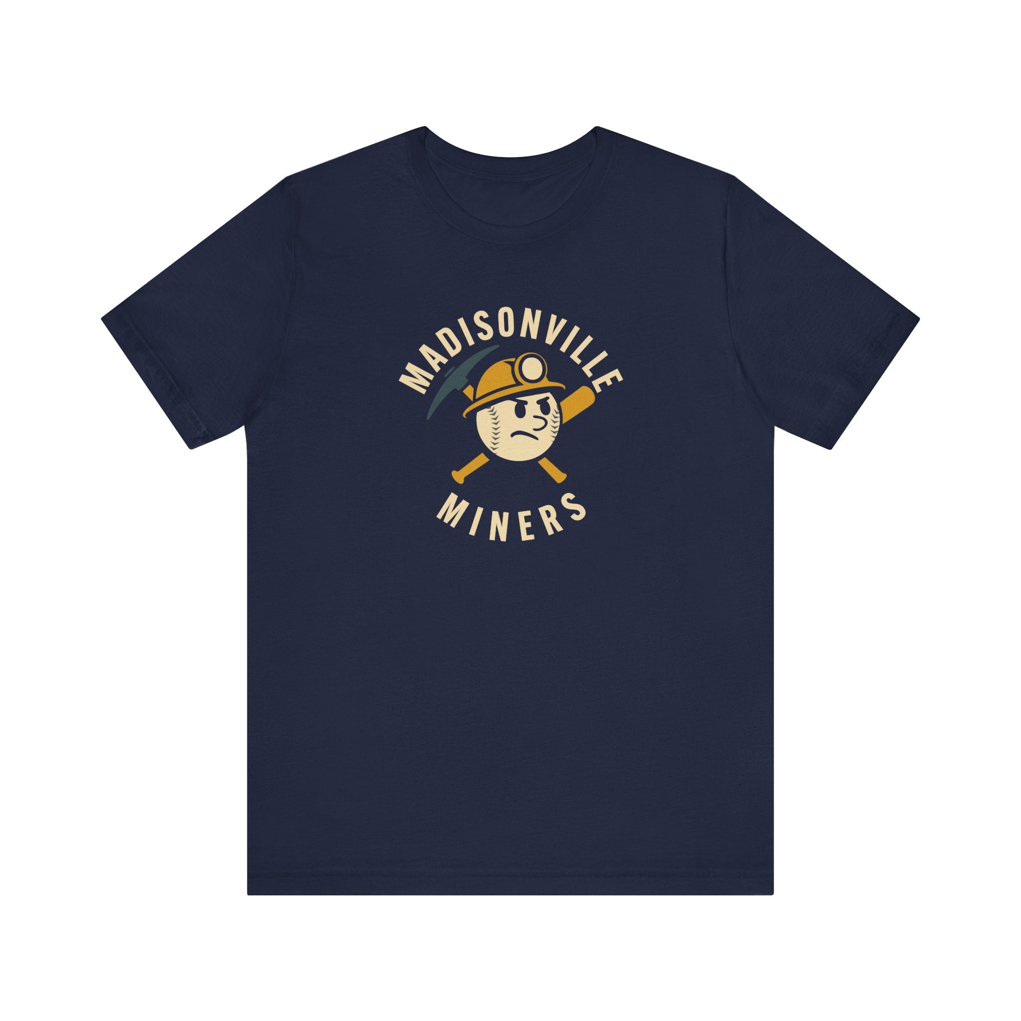 Madisonville Miners T-Shirt (Premium Lightweight) - Vintage Defunct Baseball Teams