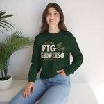 Merced Fig Growers Crewneck Sweatshirt - Vintage Defunct Baseball Teams - California
