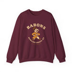 Bowling Green Barons Crewneck Sweatshirt - Vintage Defunct Baseball Teams