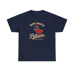 New Iberia Pelicans T-Shirt (Heavyweight) - Vintage Defunct Baseball Teams - Louisiana