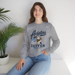 Dayton Aviators Crewneck Sweatshirt - Vintage Defunct Baseball Teams - Ohio