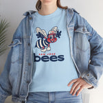San Jose Bees 1960s Style T-Shirt (Heavyweight) - Vintage Defunct Baseball Teams - California