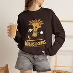 Hutchinson Wheatshockers Crewneck Sweatshirt - Vintage Defunct Baseball Teams - Kansas